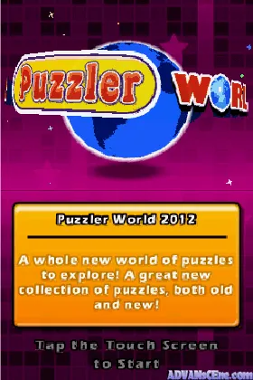 Puzzler World 2012 (Europe) screen shot game playing